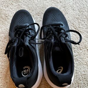 Asics Black and White Athletic Sneakers